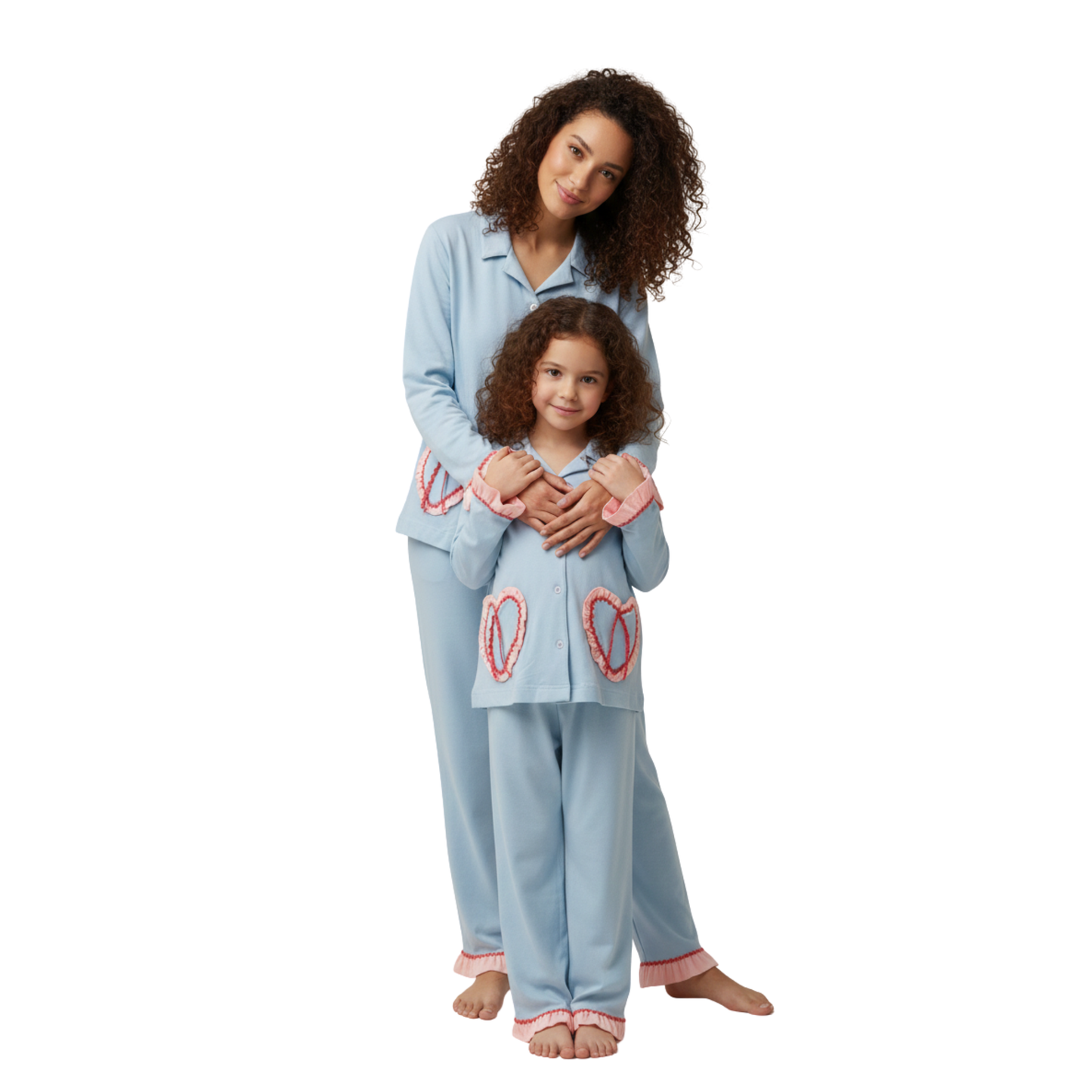 Zigzag Kids Pajama Set – Blue