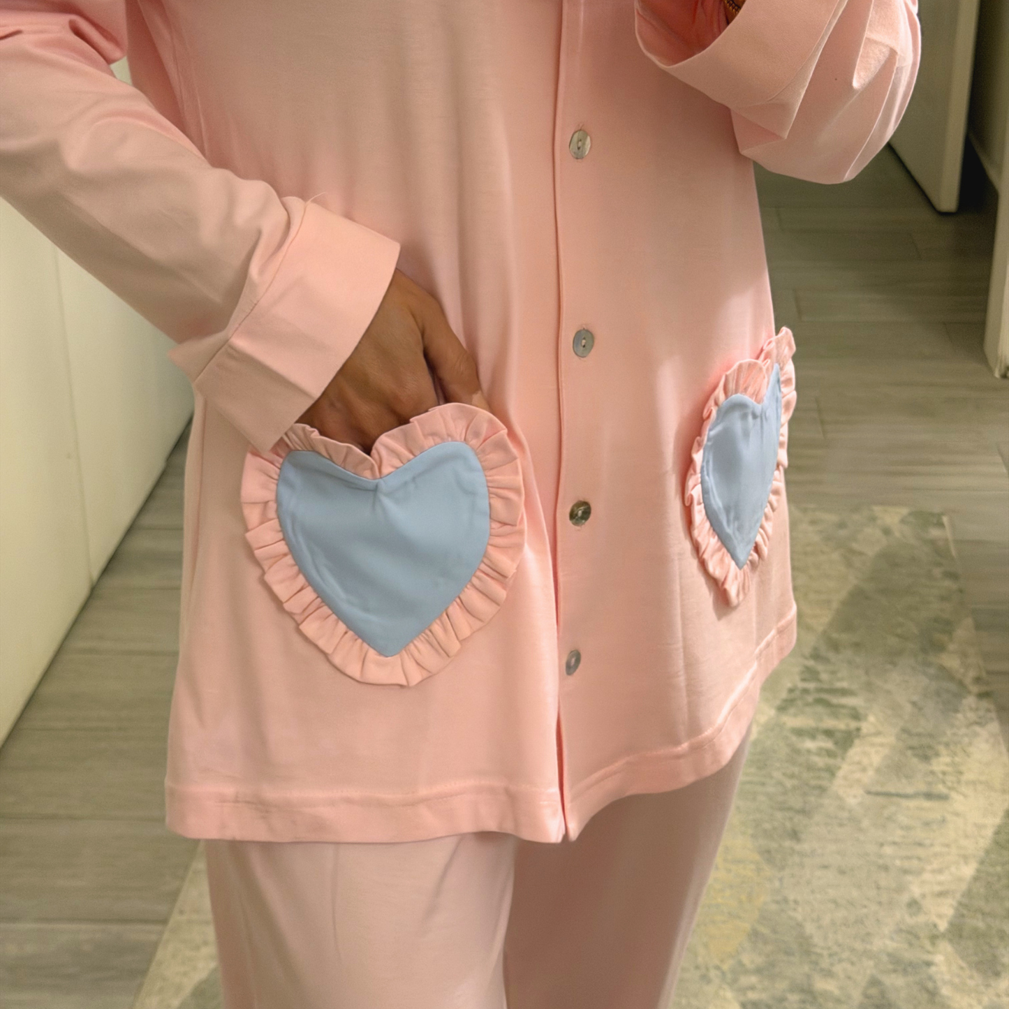 Blue Heart Pajama