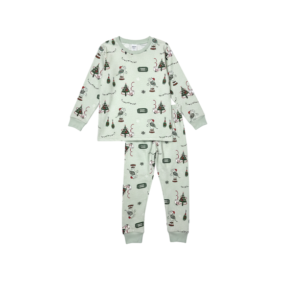 Winter Wish Unisex Pajama Set – Christmas Green