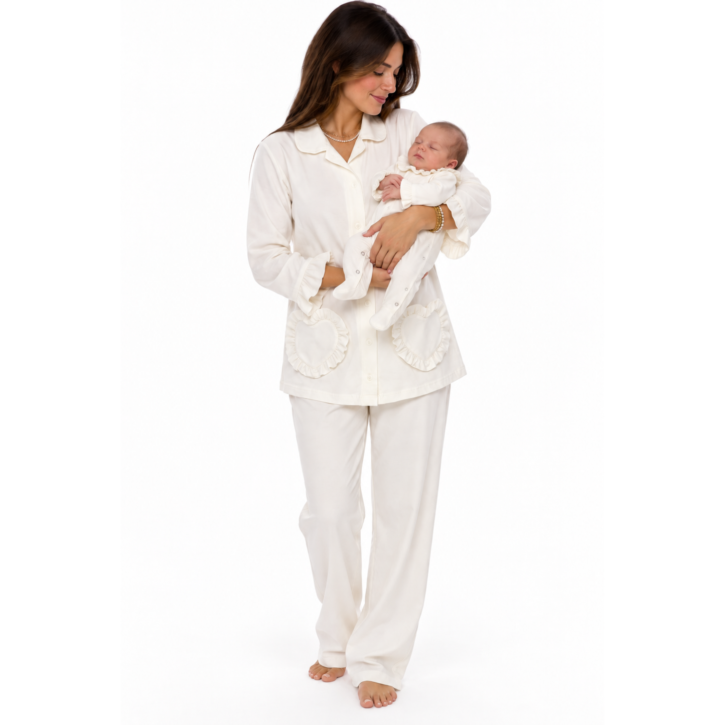 Ruffles Ivory Set