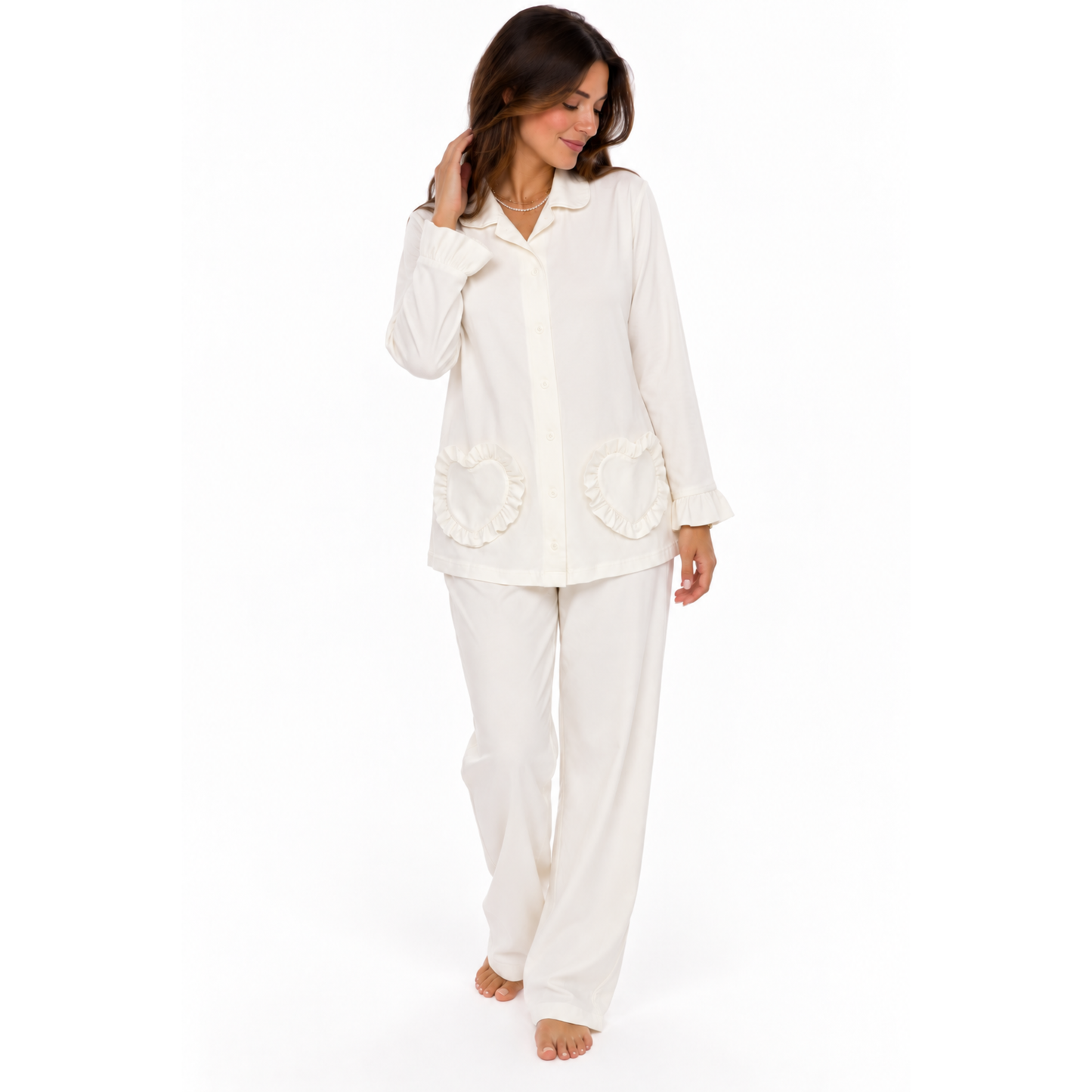 Ruffles Ivory Set