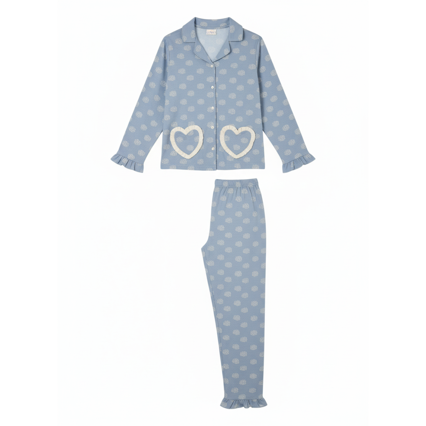 Celestine Mommy Pajama Set – Blue