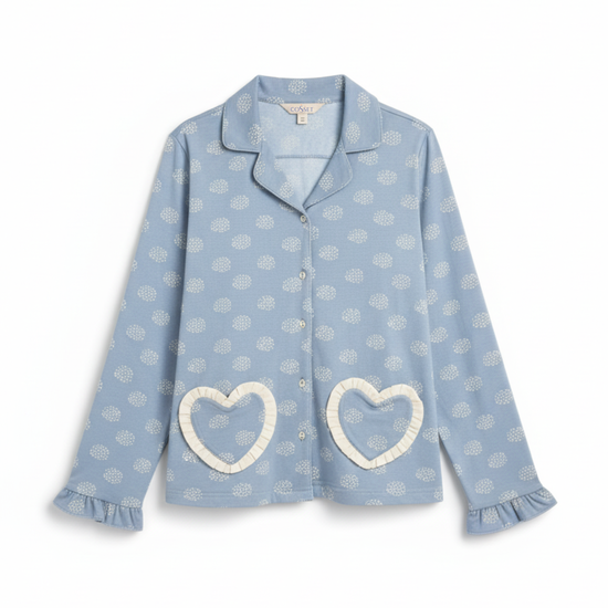 Celestine Mommy Pajama Set – Blue