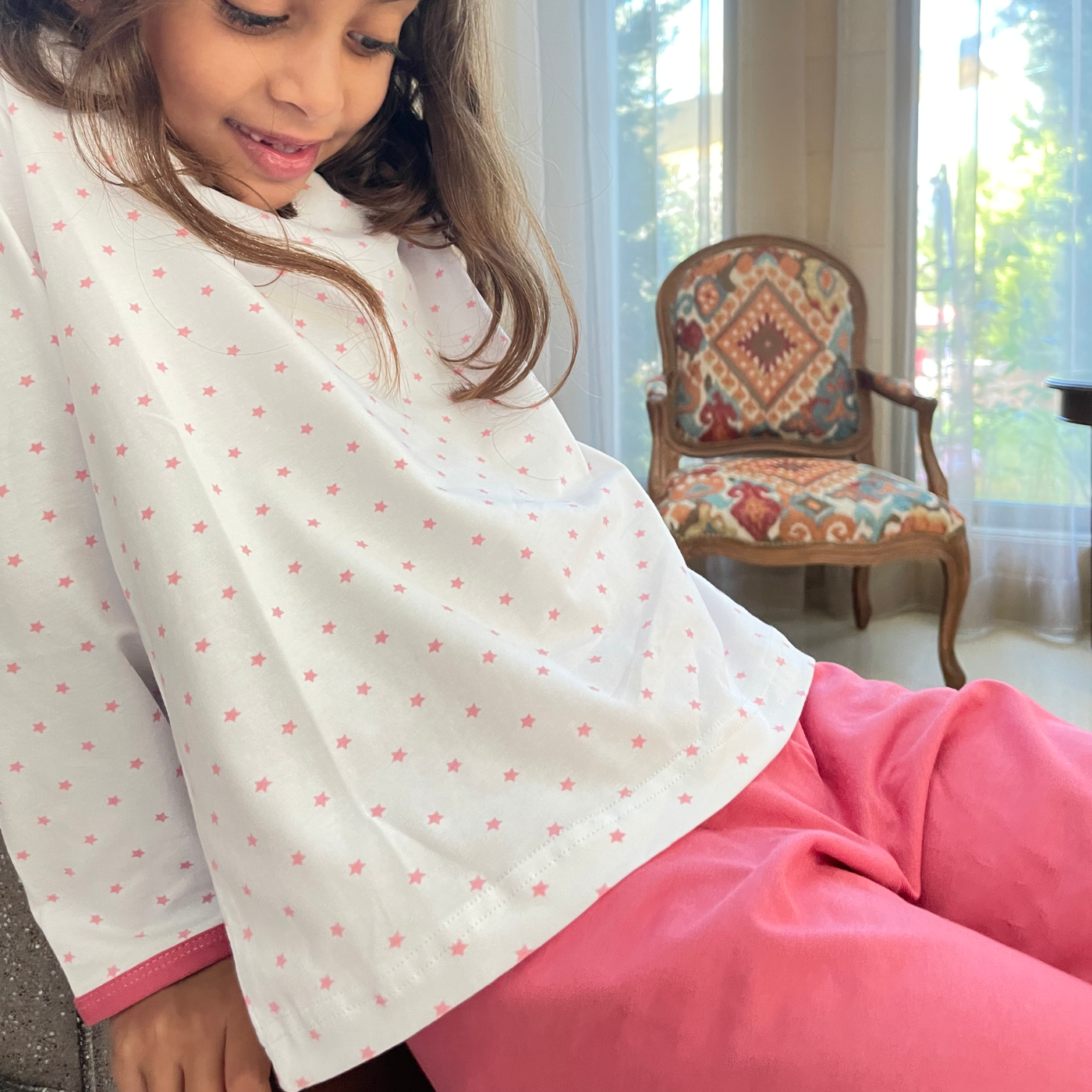 STARS T-SHIRT & PANTS KIDS PAJAMA