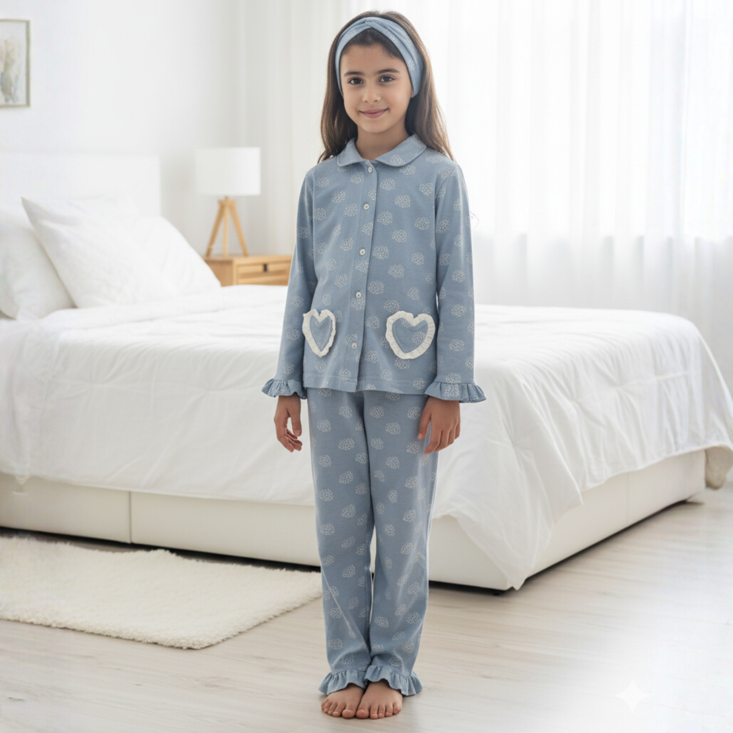 Celestine Kids Pajama Set – Blue