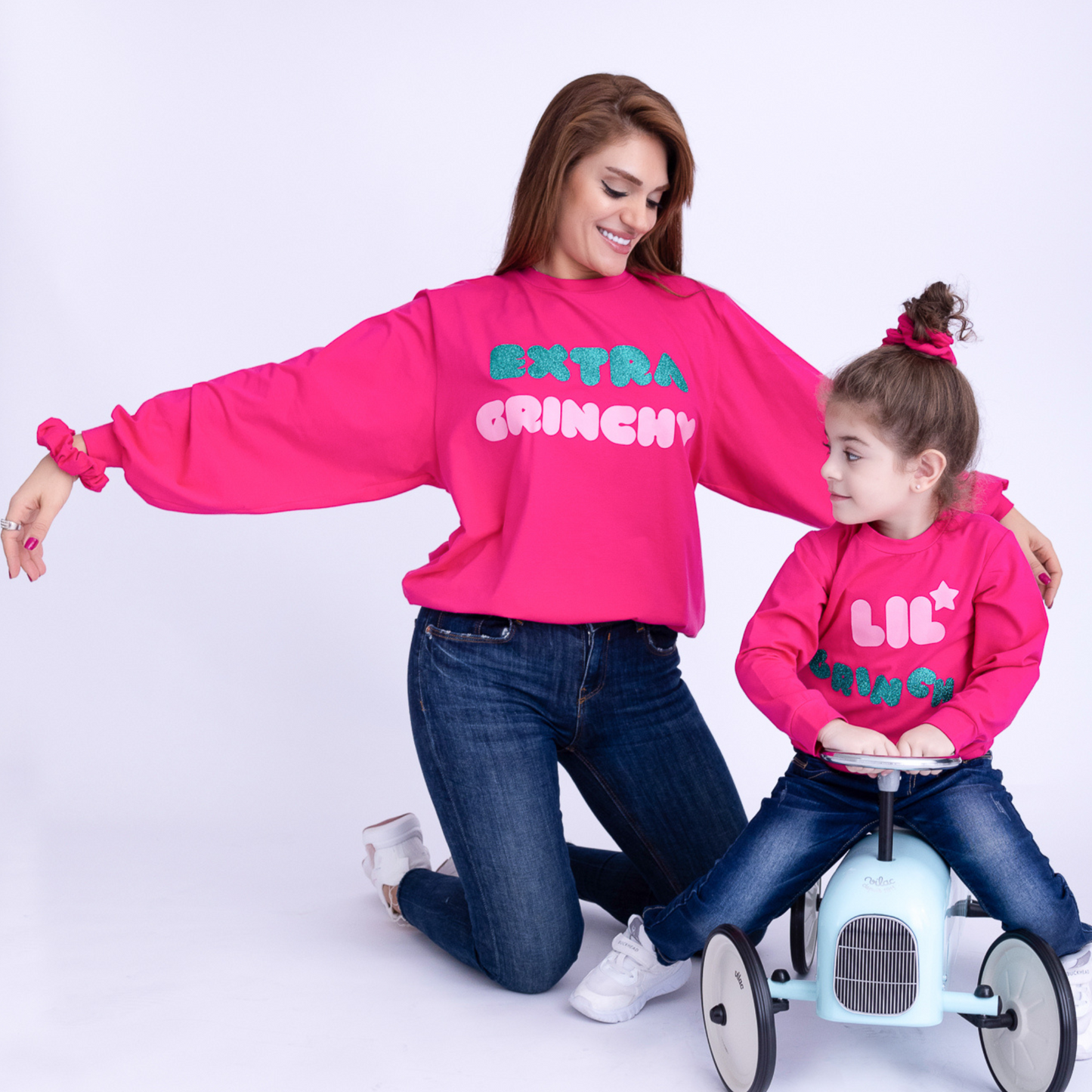 Load image into Gallery viewer, mommy and me matching holiday pullover

