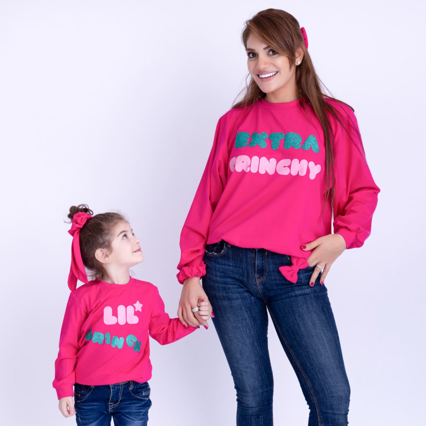 matching mommy and me pullover 