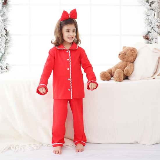 Load image into Gallery viewer, family matching christmas pjs
