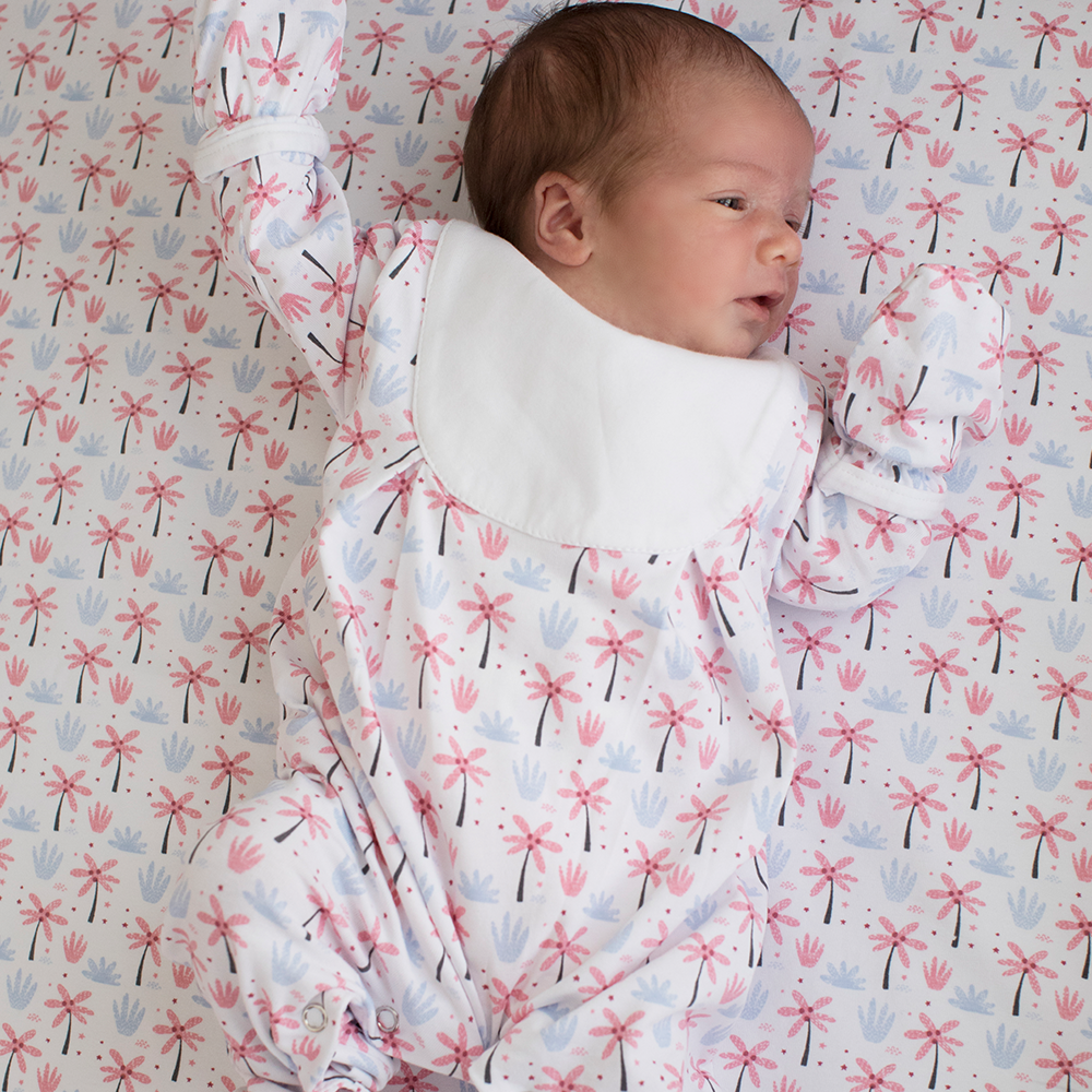 Load image into Gallery viewer, PANDORA PINK BABY SLEEPSUIT
