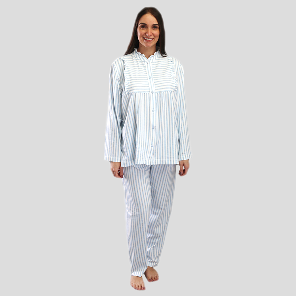 Load image into Gallery viewer, STRAND BLUE MATERNITY PAJAMA
