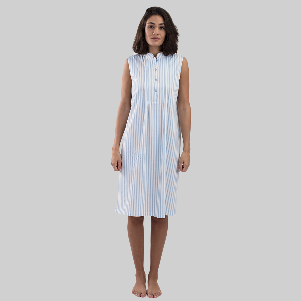 Load image into Gallery viewer, STRAND BLUE NIGHTGOWN
